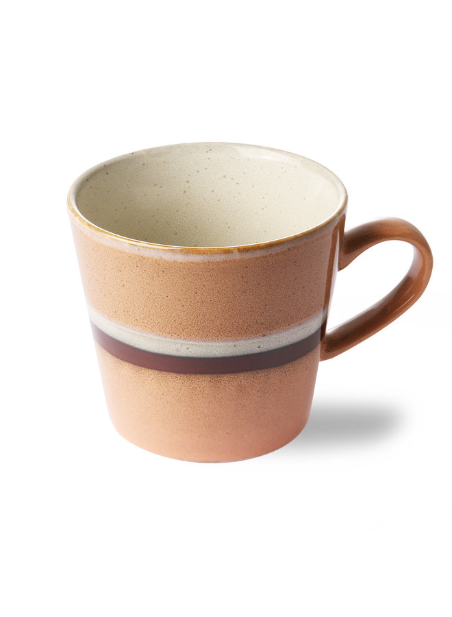 Ceramic 70's cappuccino mug - stream