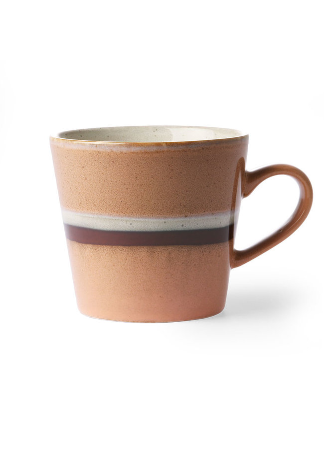 Ceramic 70's cappuccino mug - stream