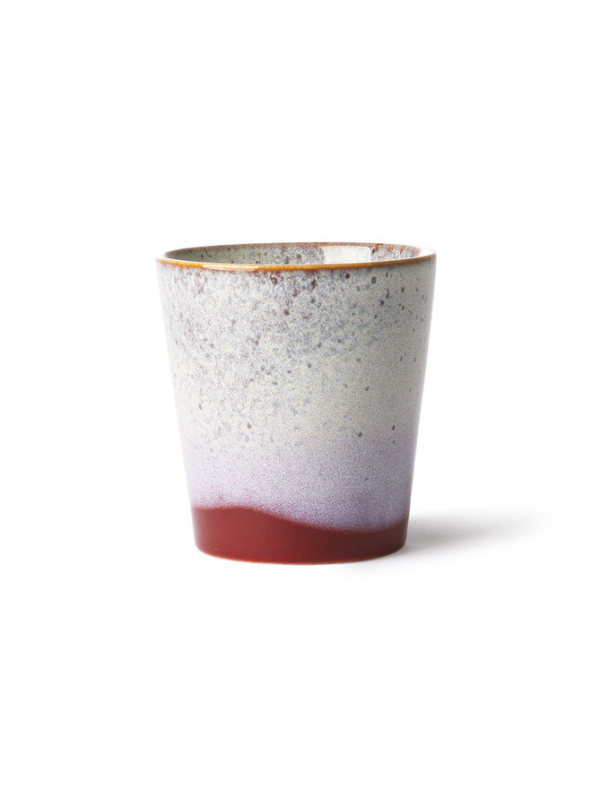 Ceramic 70's coffee mug - frost