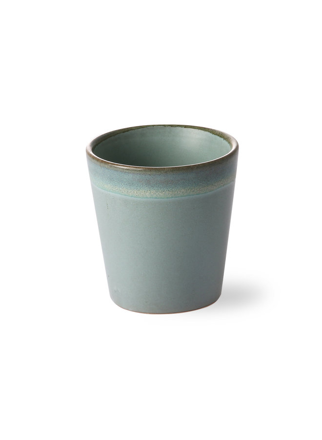 Ceramic 70's mug - Moss