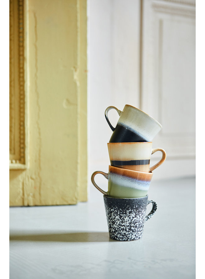 70s ceramics americano mugs Galileo (set of 4)