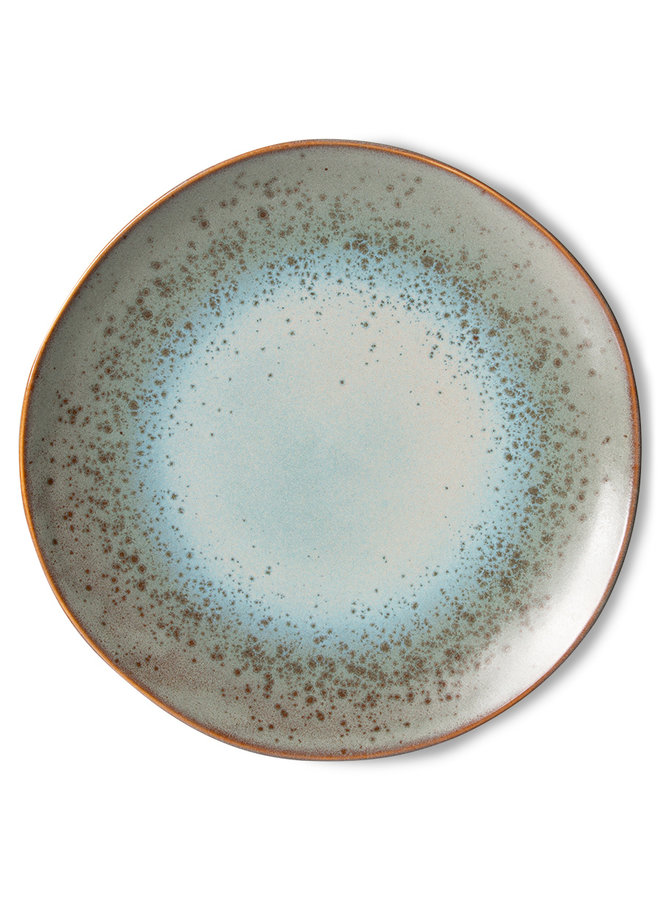 70s Ceramics Dinner Plate - Mineral