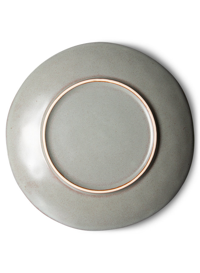 70s Ceramics Dinner Plate - Mineral