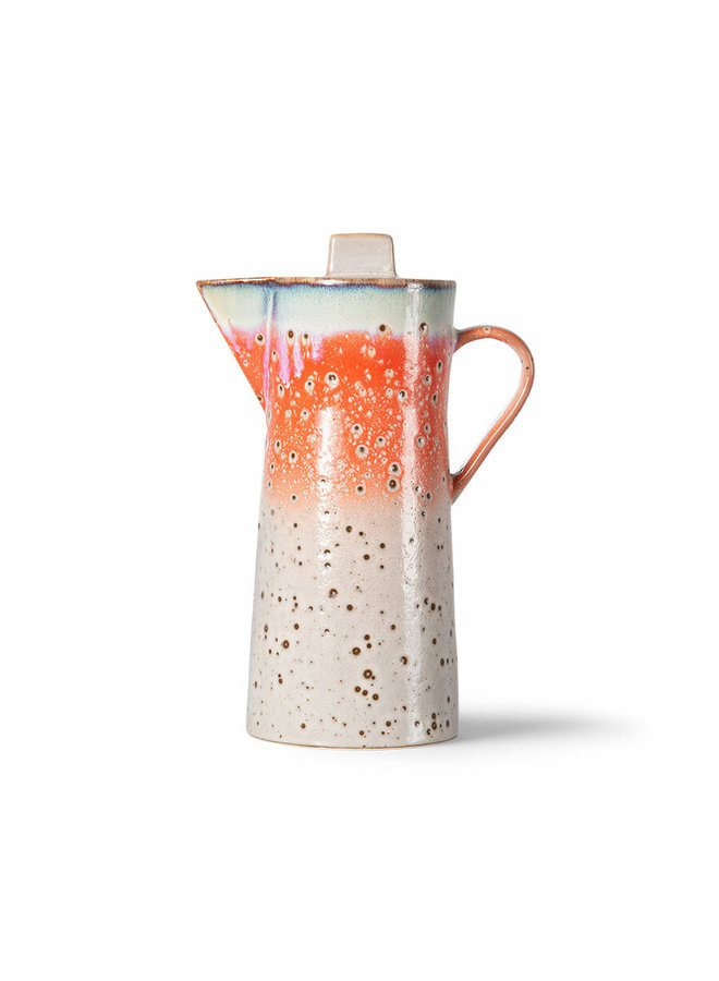 70s Ceramics Coffee Pot - Asteroids