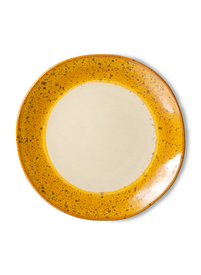 70s Ceramics Side Plate - Autumn