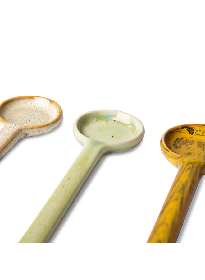 70s Ceramics Spoons M - Set of 4