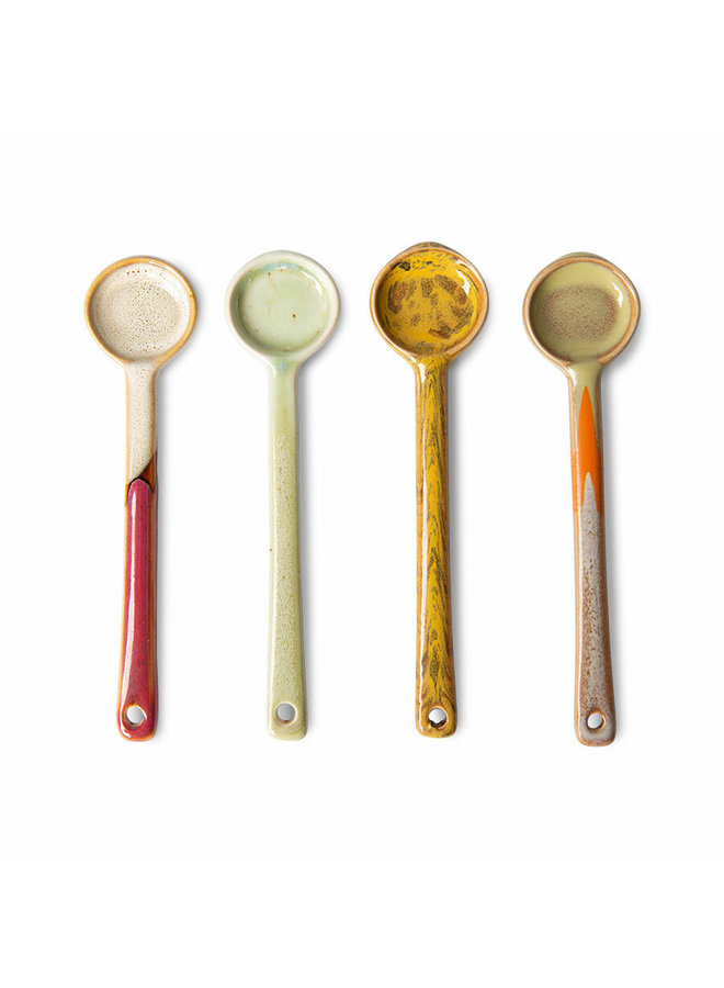 70s Ceramics Spoons M - Set of 4