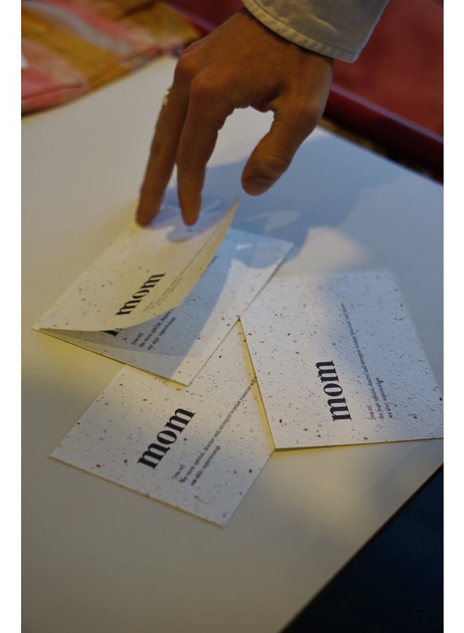Flower Seeds card - Mom