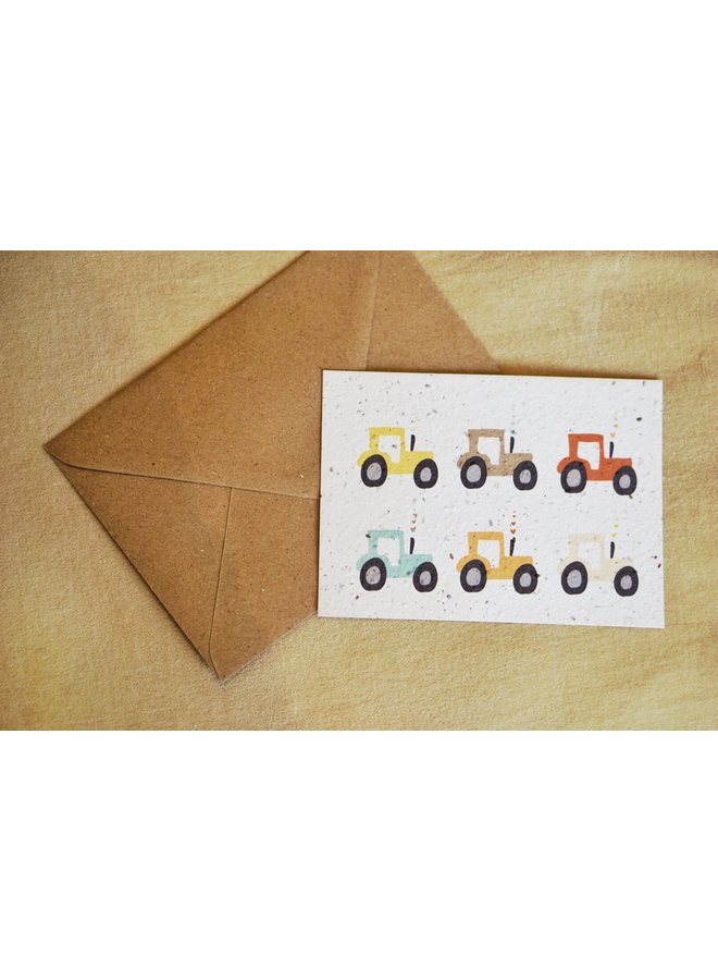 Flower Seeds card - Traktor