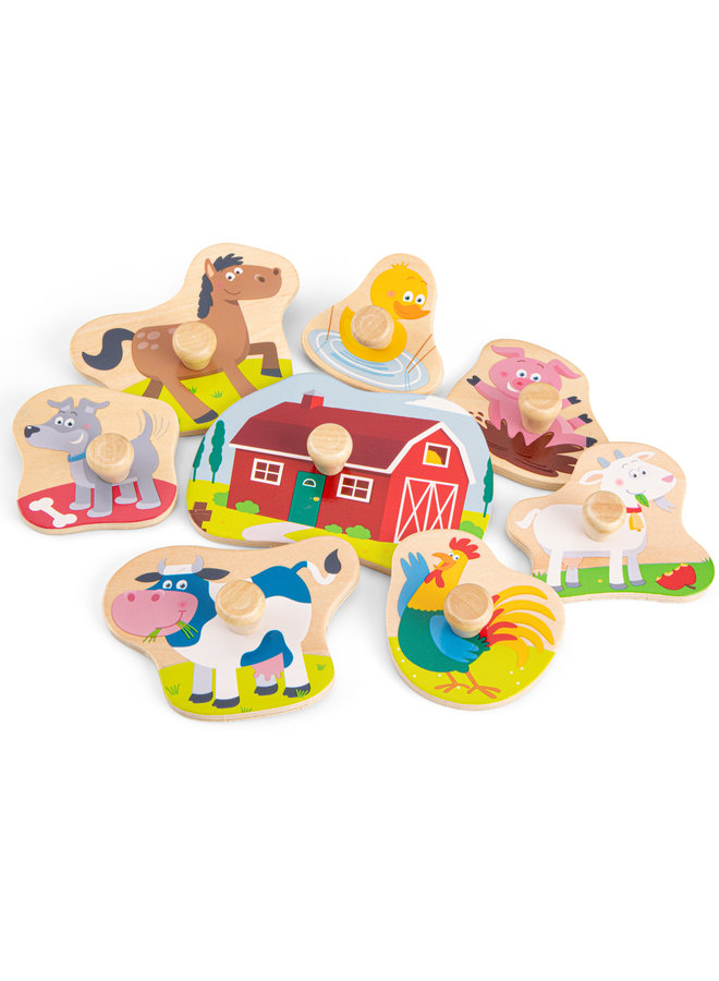 Wooden Puzzle Farm