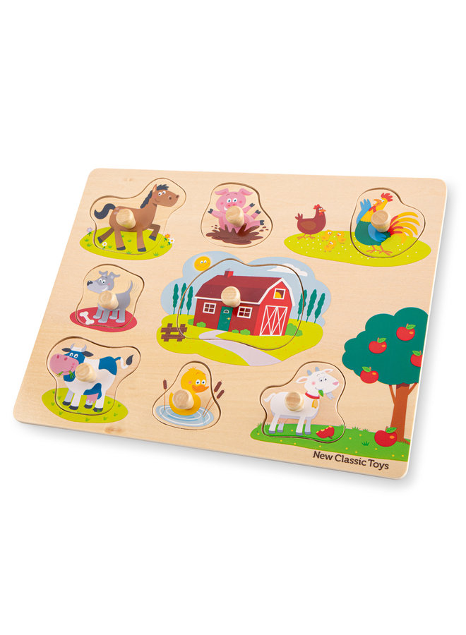 Holzpuzzle Farm