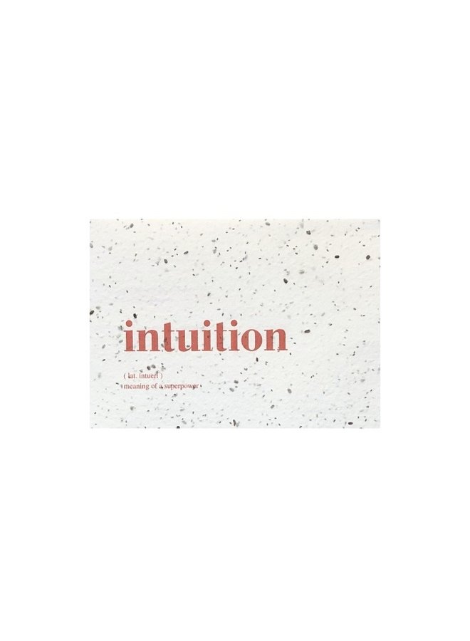 Bloeikaart - Intuition