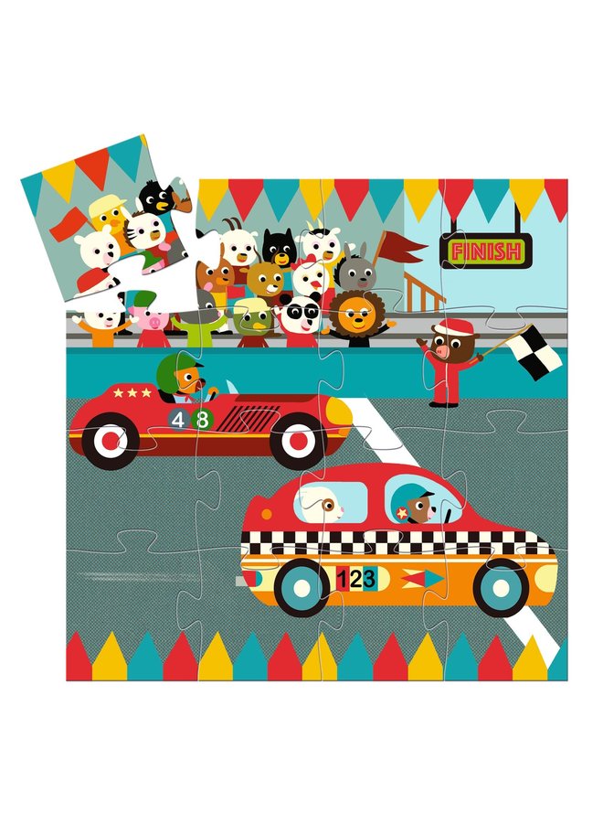 Puzzle - Das Rennauto