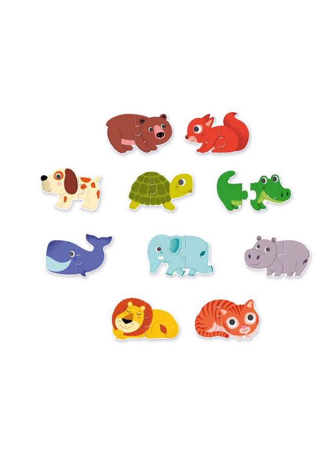 Puzzel Duo/Trio - Dieren