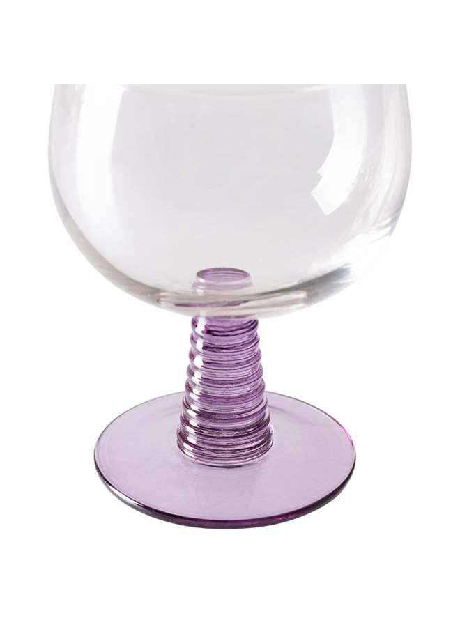 Swirl Weinglas - purple