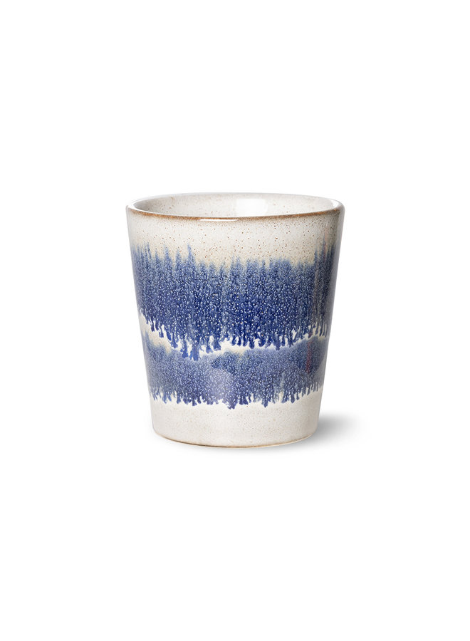 70s ceramics coffee mug - Cosmos