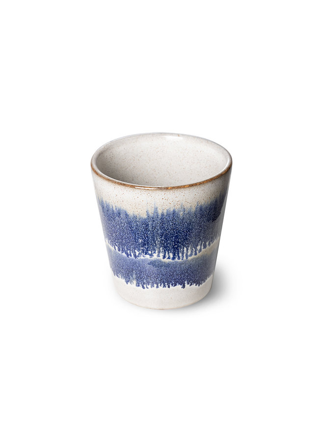 70s ceramics coffee mug - Cosmos