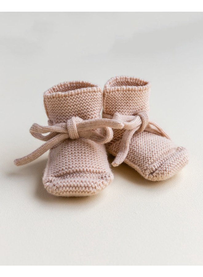 Baby Booties - Apricot