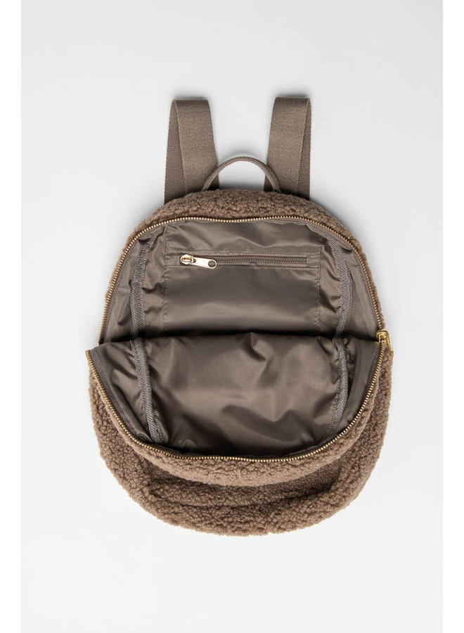 Brown Teddy Mini Backpack