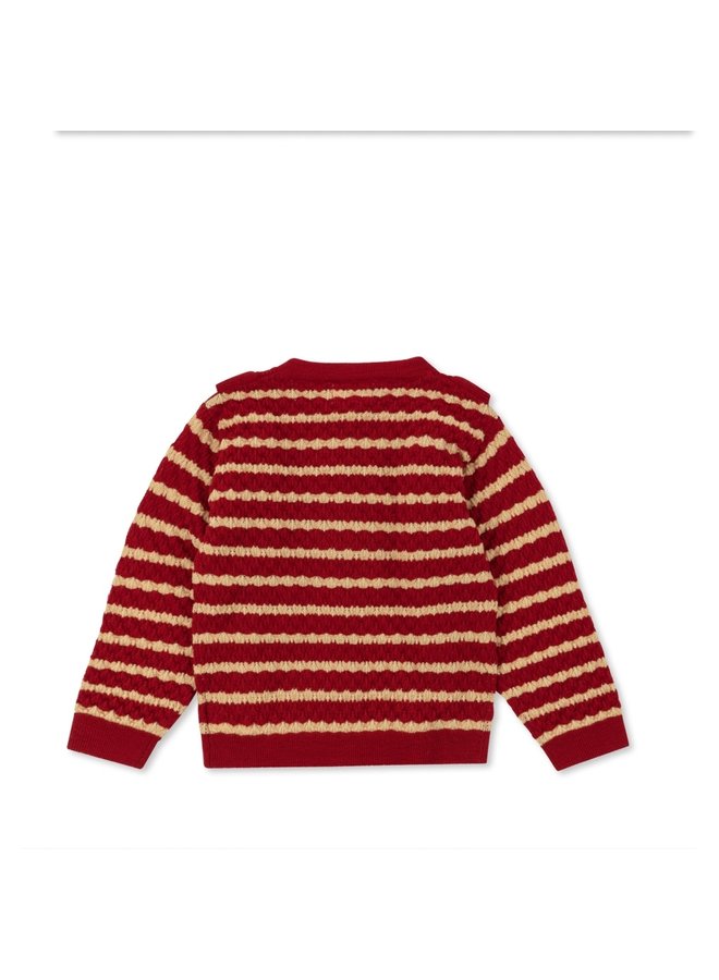 Rüschen Cardigan Jolly Stripe