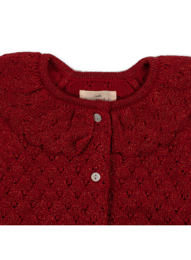 Holiday Cardigan - Savy Red