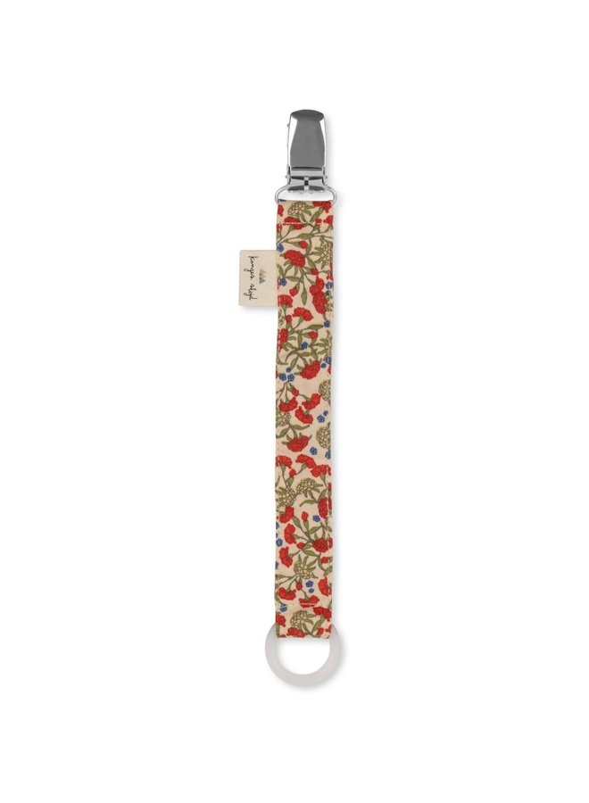 Pacifier Strap Cotton - Carnations