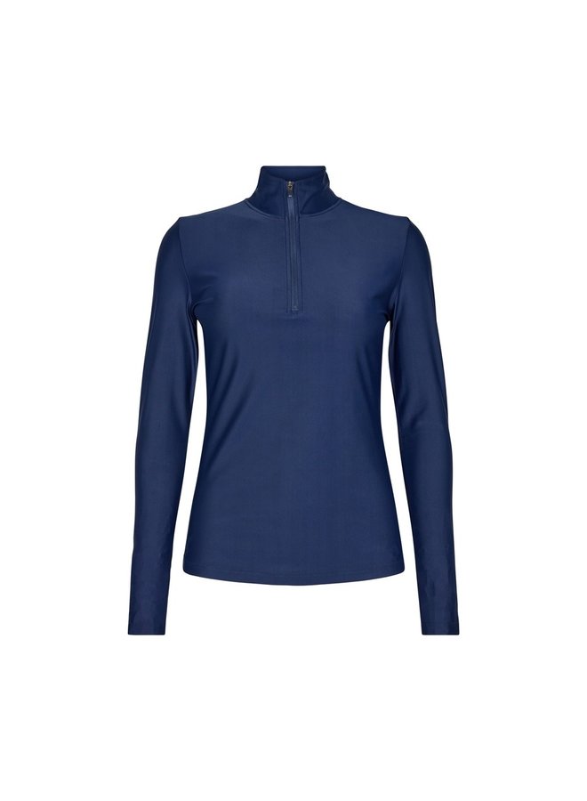 Sportshirt Langarm Deep Blue