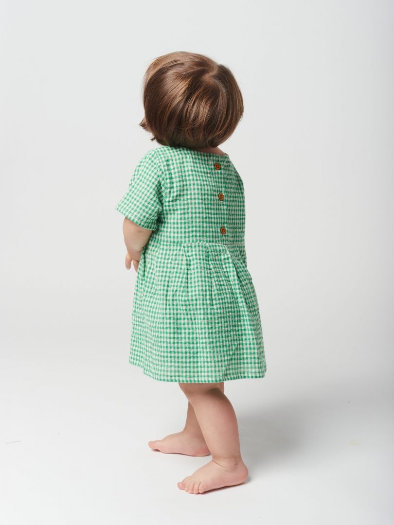Vichy woven dress - Small Heroes Kidsconceptstore