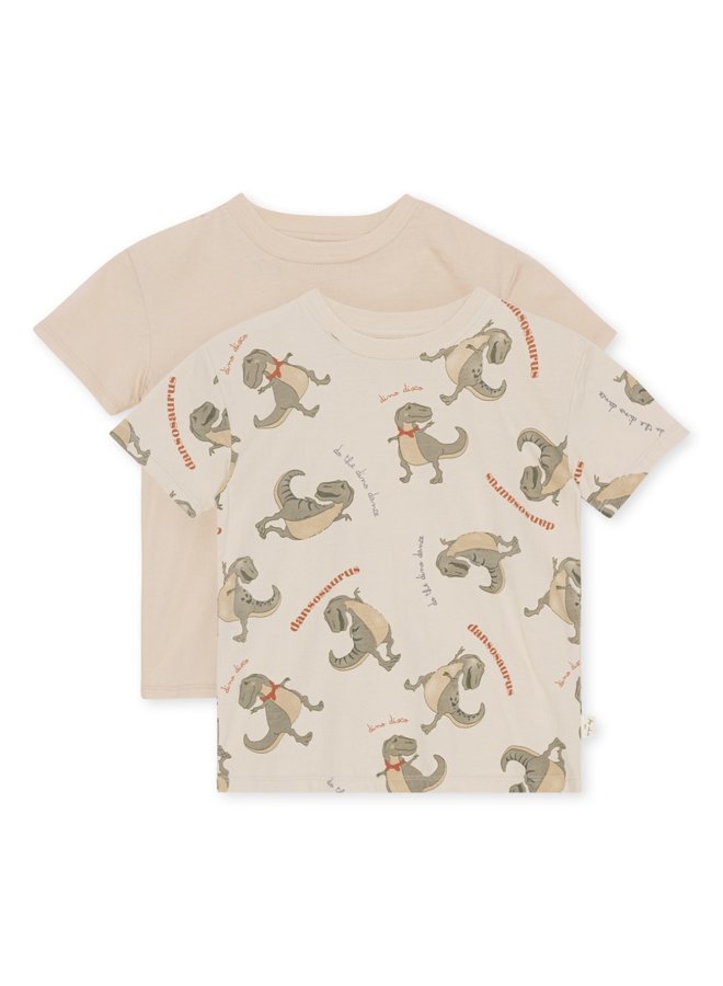 2er Pack Famo T-Shirt Dinosaurier