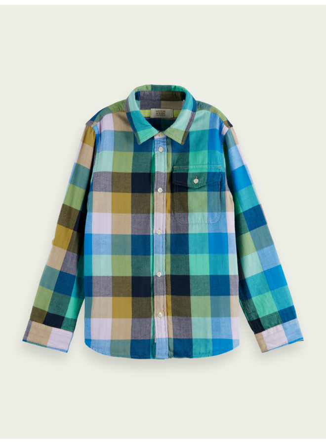 Check bonded LS Shirt - Small Heroes Kidsconceptstore