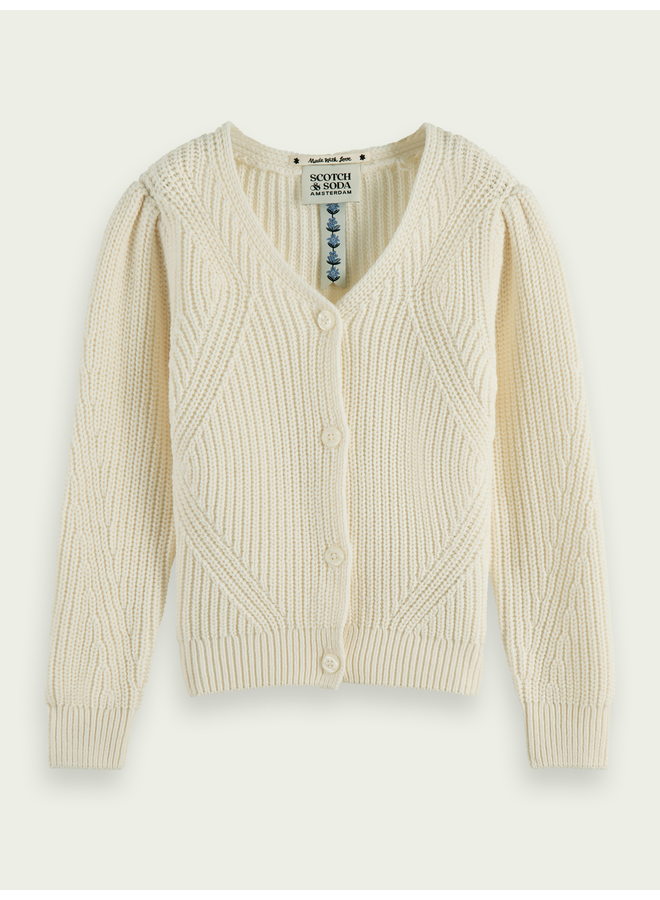 Strick Cardigan - Vanilla Ice