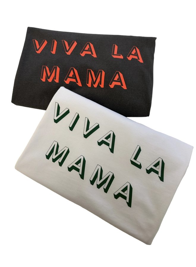 VIVA LA MAMA T-Shirt - washed grey