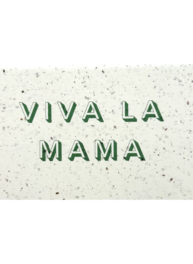 Flower Seeds card - Viva La Mama