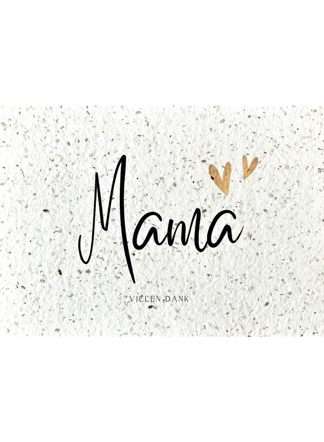 Blumenkarte - Mama