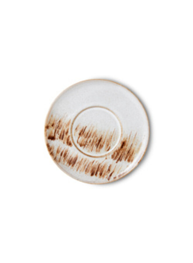 70s ceramics saucer set of 4