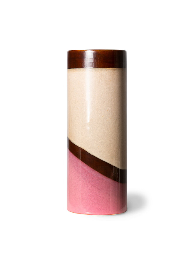 70s Ceramics Vase L - Dunes