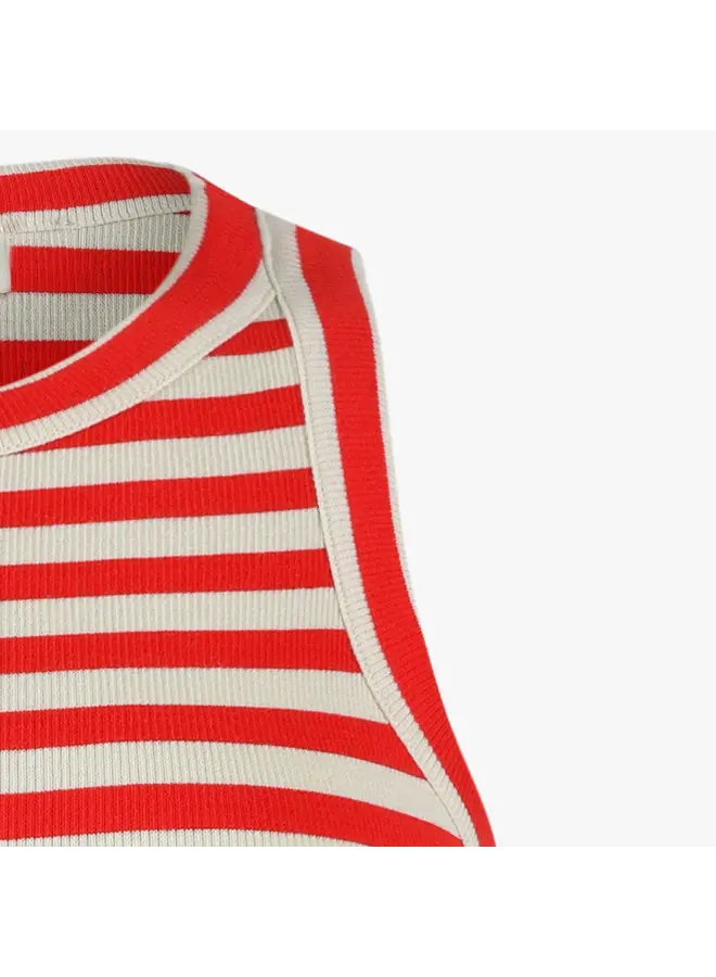 TOP red stripes
