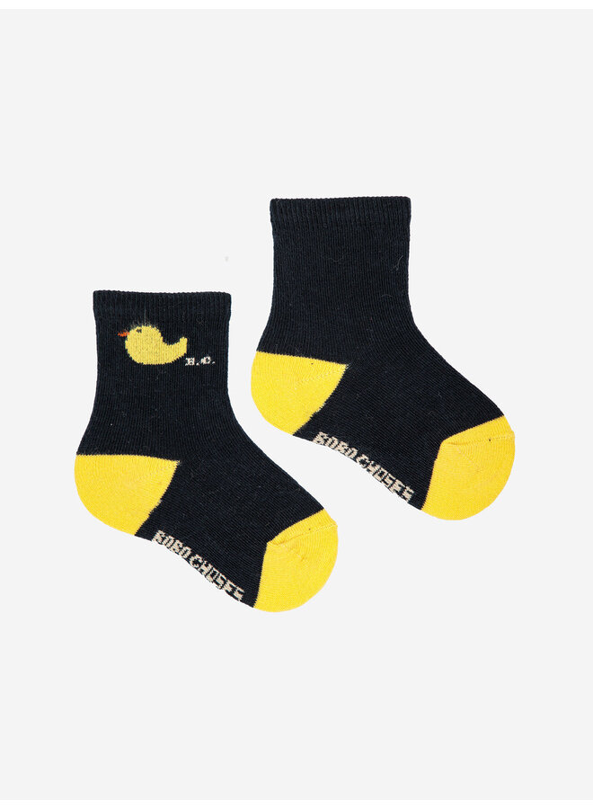 Baby Rubber Duck short socks