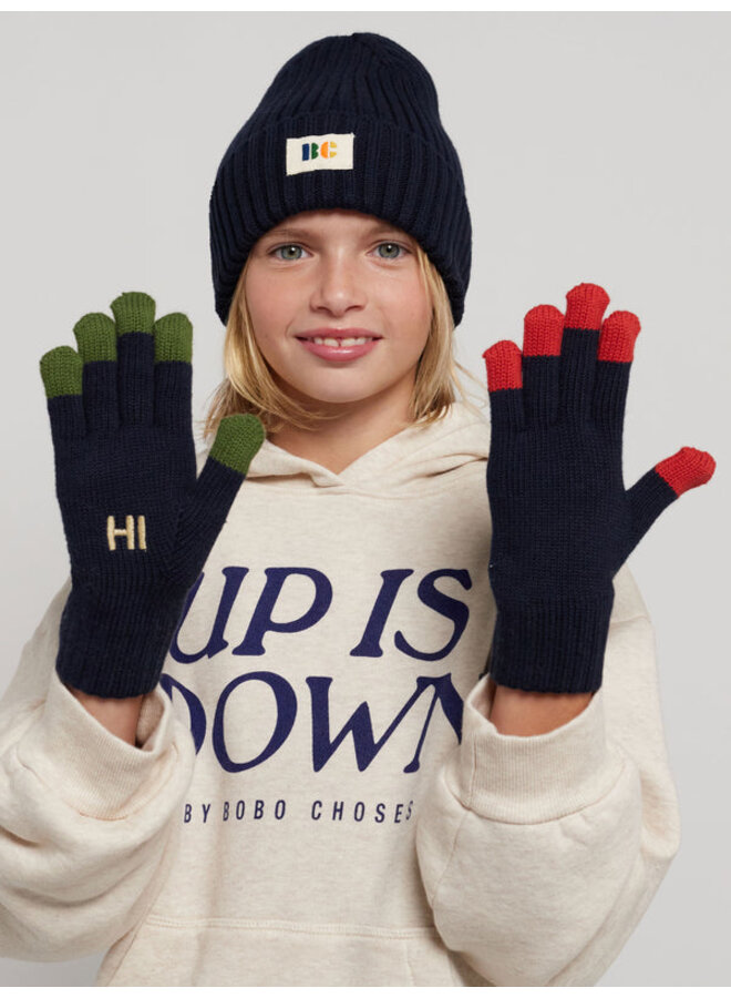 B.C. Colored Fingers knitted gloves