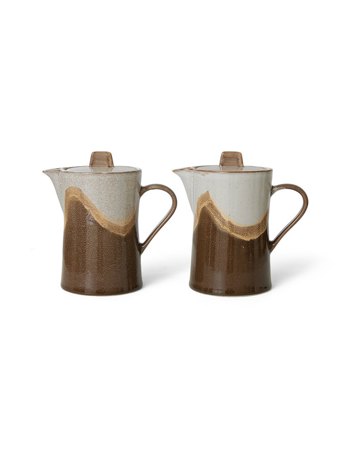 70s Ceramics Tea Pot - Oasis