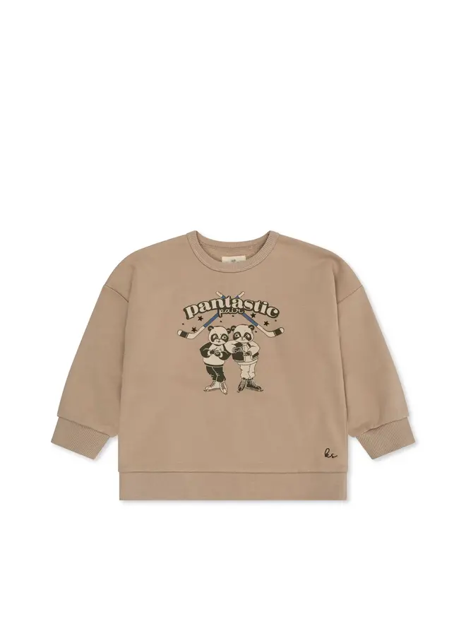 LOU Sweatshirt oxford tan