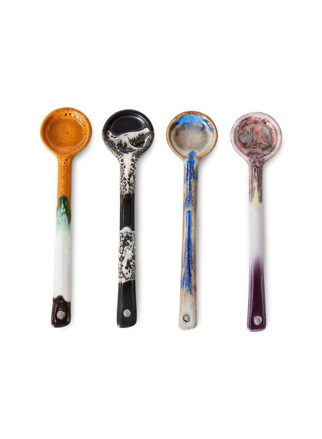 70s Ceramics Spoons M - Set of 4