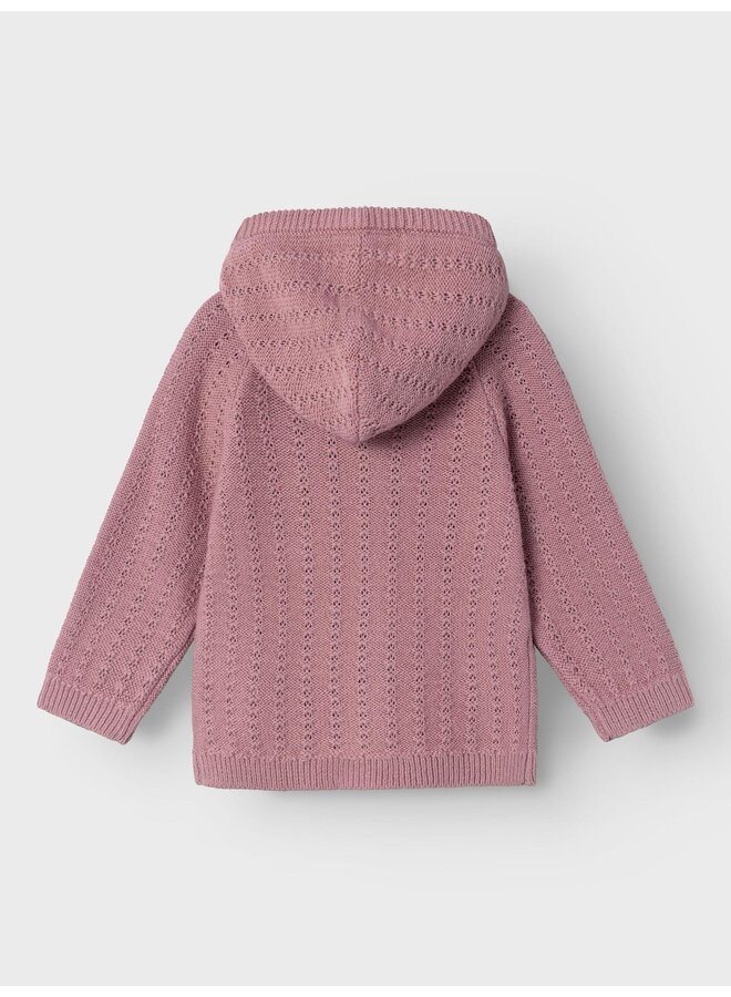 DAIMO LS Knit Jacket Nostalgia Rose