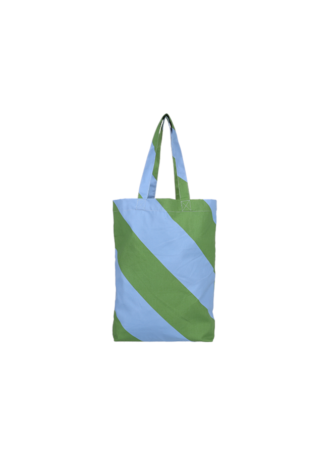 Shopper Stripes green / blue