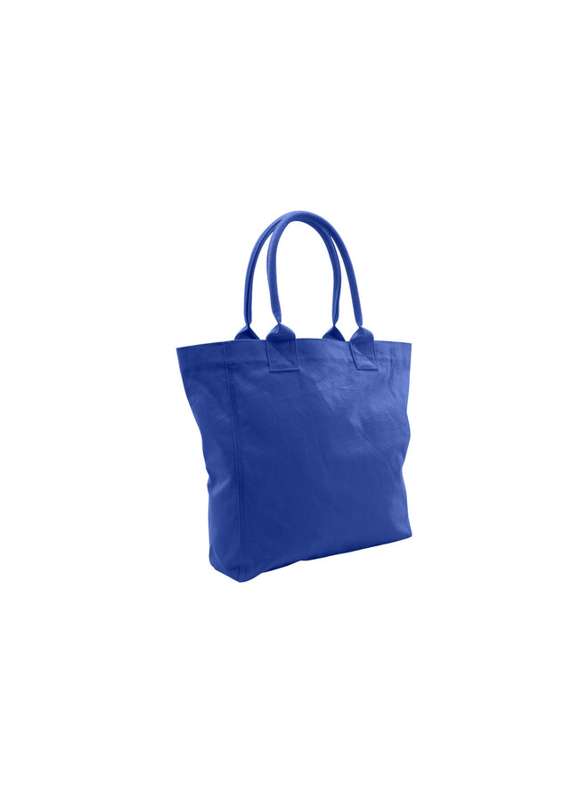 Shopper Stuffed Handles cobalt blue