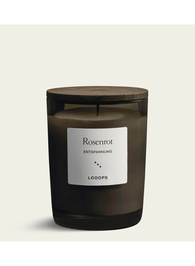 "Rosenrot" scented candle