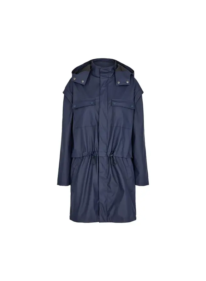 Rain Coat Dark Blue