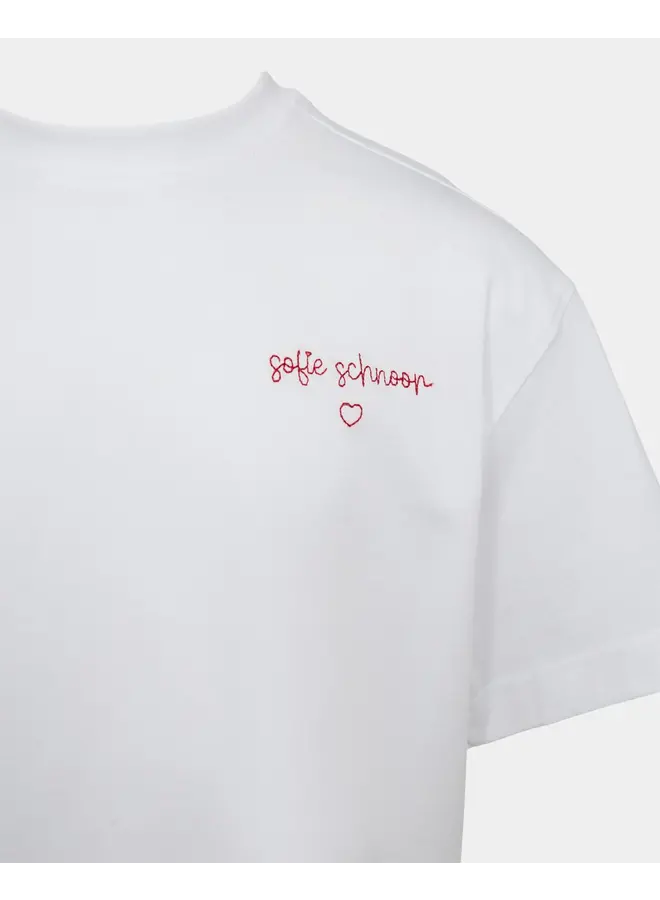 T-Shirt Heart brilliant white