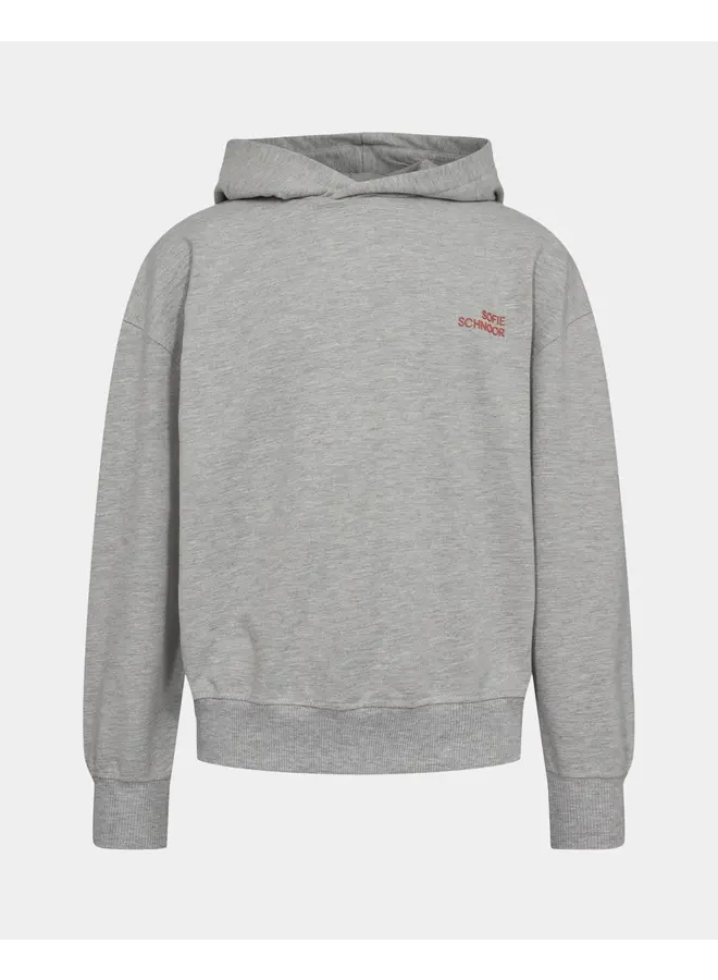 Hoodie grey melange