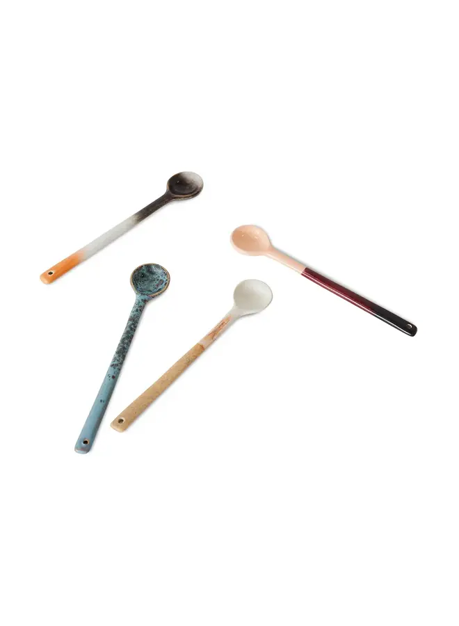 70s Ceramics Spoons L - Set of 4